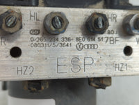 2007-2009 Audi A4 ABS Pump Control Module Replacement P/N:8E0 614 517BF 0 265 234 336 Fits Fits 2007 2008 2009 OEM Used Auto
