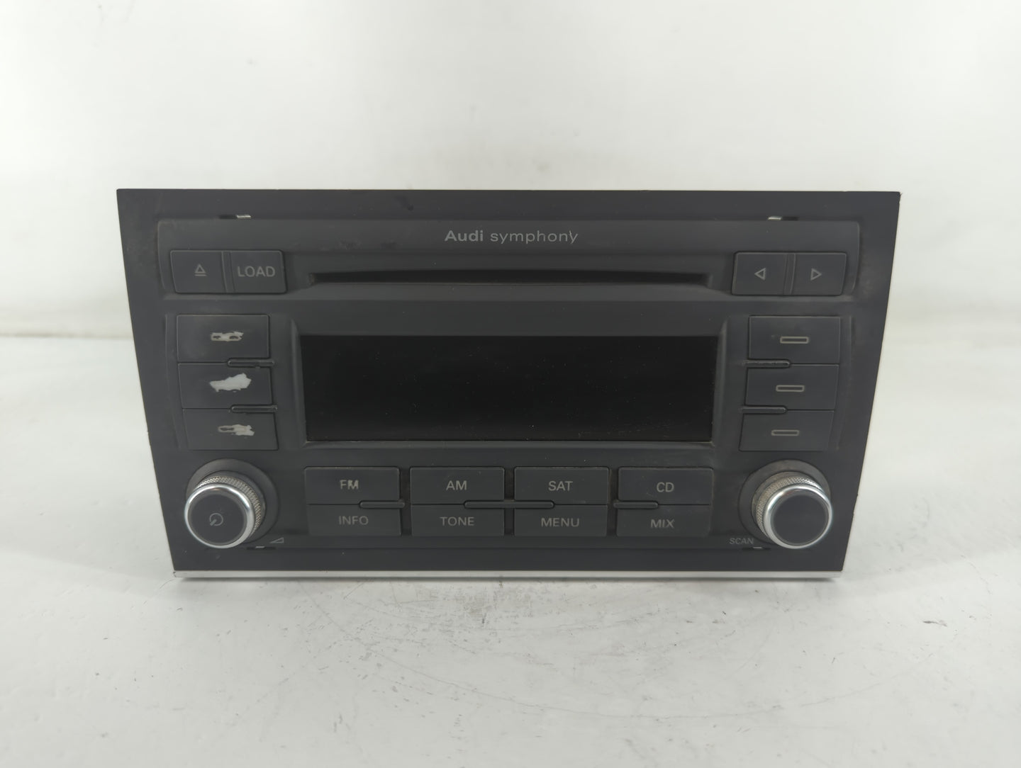 2008 Audi A4 Radio AM FM Cd Player Receiver Replacement P/N:7 646 019 380 Fits OEM Used Auto Parts - Oemusedautoparts1.com