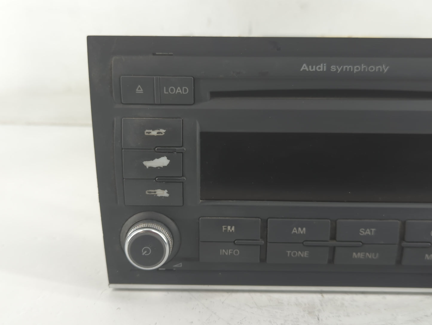 2008 Audi A4 Radio AM FM Cd Player Receiver Replacement P/N:7 646 019 380 Fits OEM Used Auto Parts - Oemusedautoparts1.com