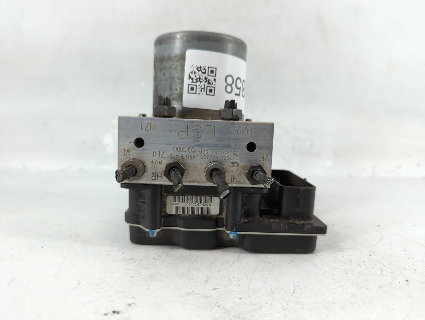 2007-2009 Audi A4 ABS Pump Control Module Replacement P/N:8E0 614 517BF 0 265 234 336 Fits Fits 2007 2008 2009 OEM Used Auto