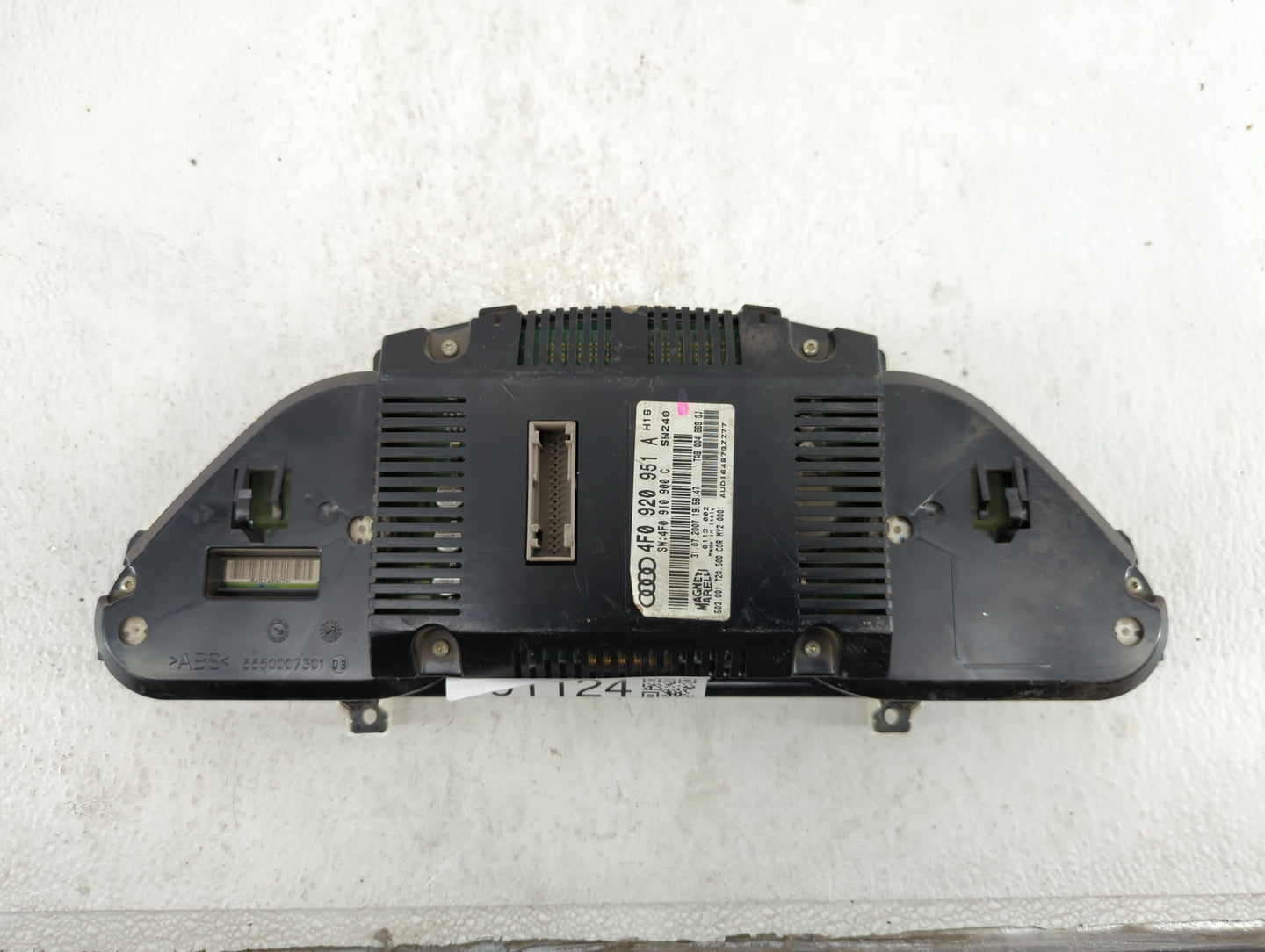 2005-2008 Audi A6 Instrument Cluster Speedometer Gauges P/N:4F0 920 951 A 4F0 920 950 S Fits Fits 2005 2006 2007 2008 OEM Us