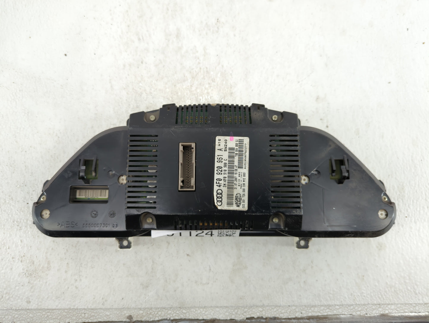 2005-2008 Audi A6 Instrument Cluster Speedometer Gauges P/N:4F0 920 951 A 4F0 920 950 S Fits Fits 2005 2006 2007 2008 OEM Us