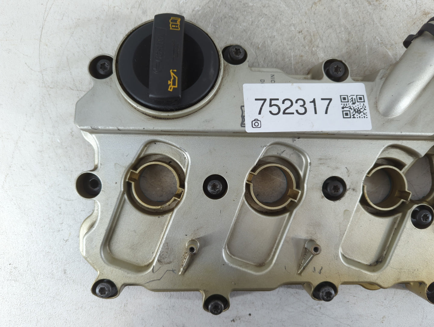 2008 Audi A6 Passenger Right Cylinder Head Valve Cover P/N:06E 103 471 G >PA6.6 6F 40< Fits OEM Used Auto Parts - Oemusedaut
