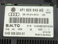 2005-2011 Audi A6 Climate Control Module Temperature AC/Heater Replacement P/N:4F1 820 043 AG 5HB 008 833-51 Fits OEM Used A
