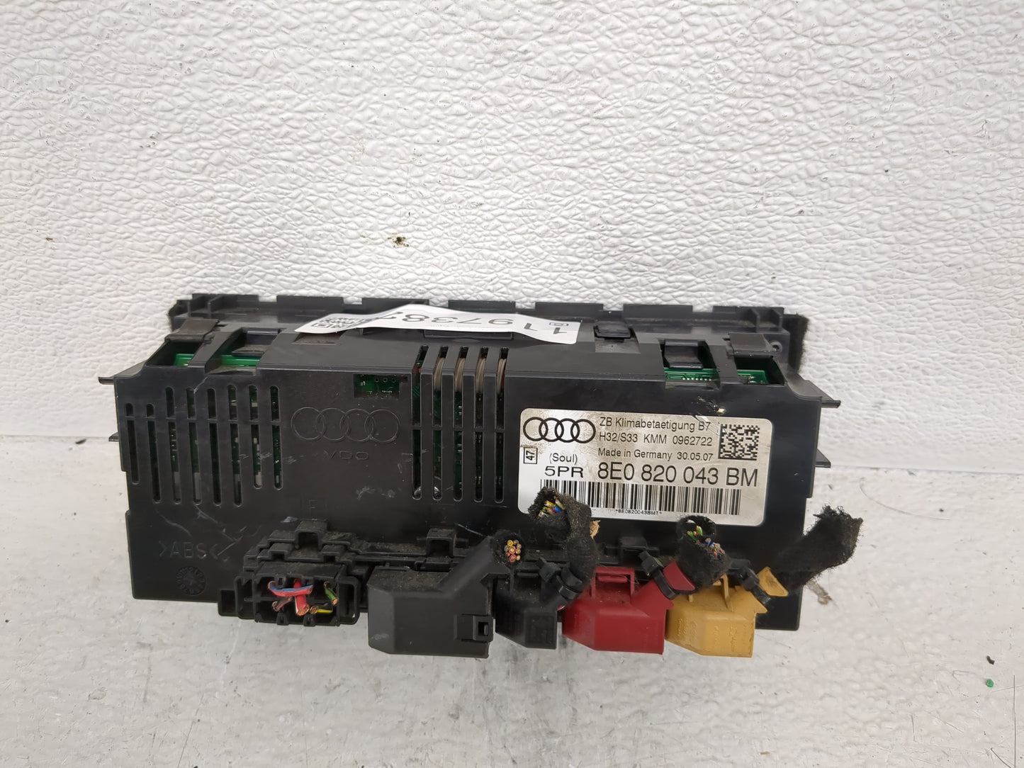 2005-2009 Audi S4 Climate Control Module Temperature AC/Heater Replacement P/N:8E0820043BM Fits Fits 2005 2006 2007 2008 200