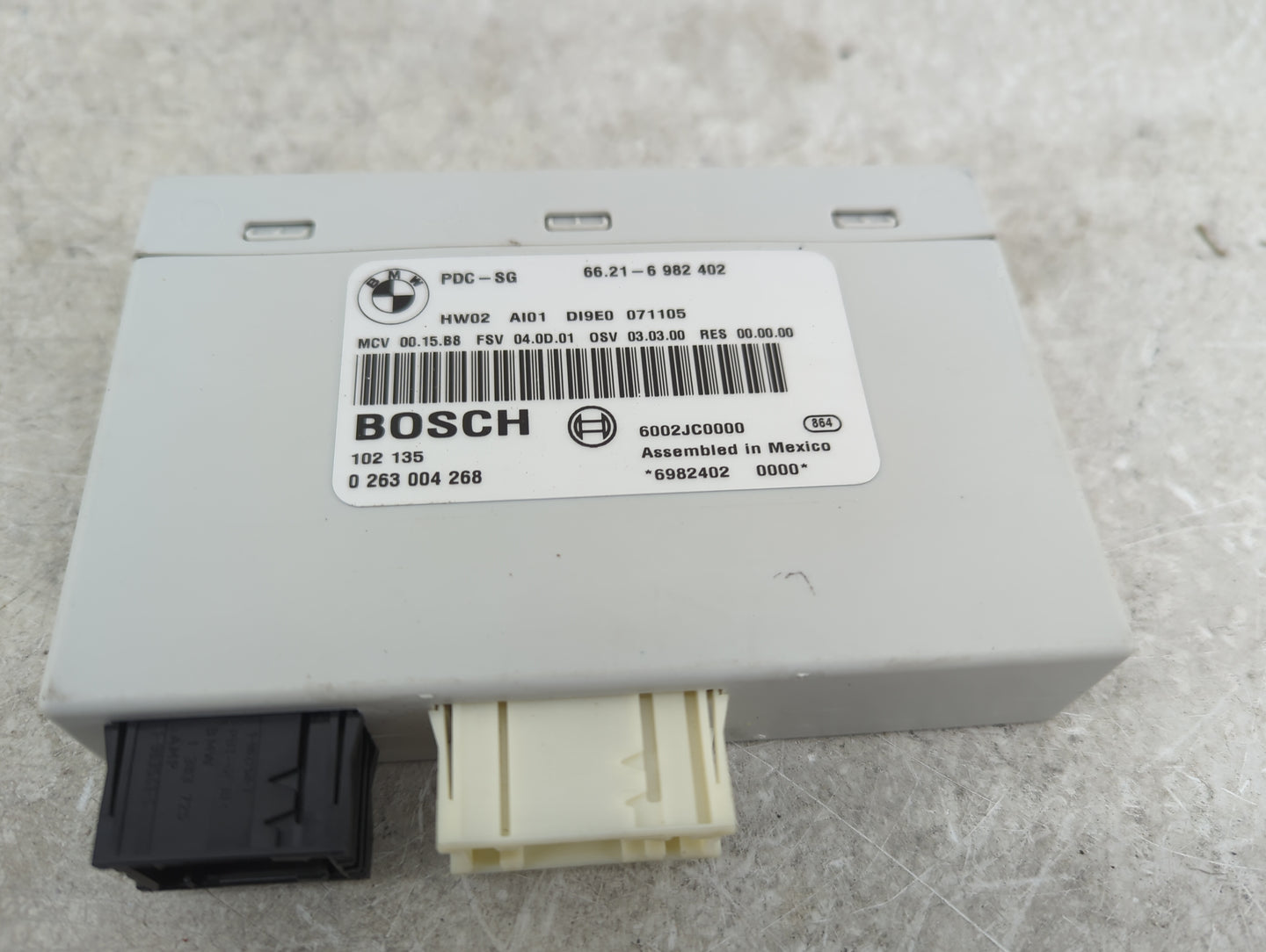 2008 Bmw 128i PCM Engine Control Computer ECU ECM PCU OEM P/N:66.21-6982402 0263004268, 102135, 6002JC0000 Fits OEM Used Aut