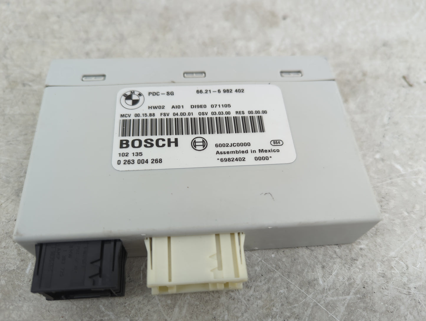 2008 Bmw 128i PCM Engine Control Computer ECU ECM PCU OEM P/N:66.21-6982402 0263004268, 102135, 6002JC0000 Fits OEM Used Aut