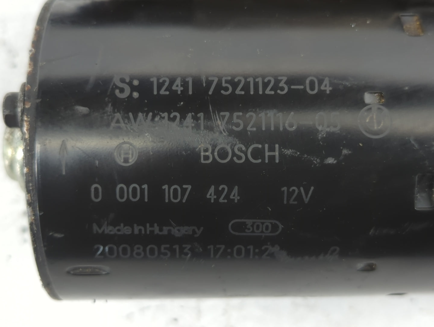2008-2011 Bmw 135i Car Starter Motor Solenoid OEM P/N:1241 752113-04 Fits Fits 2005 2006 2007 2008 2009 2010 2011 OEM Used A