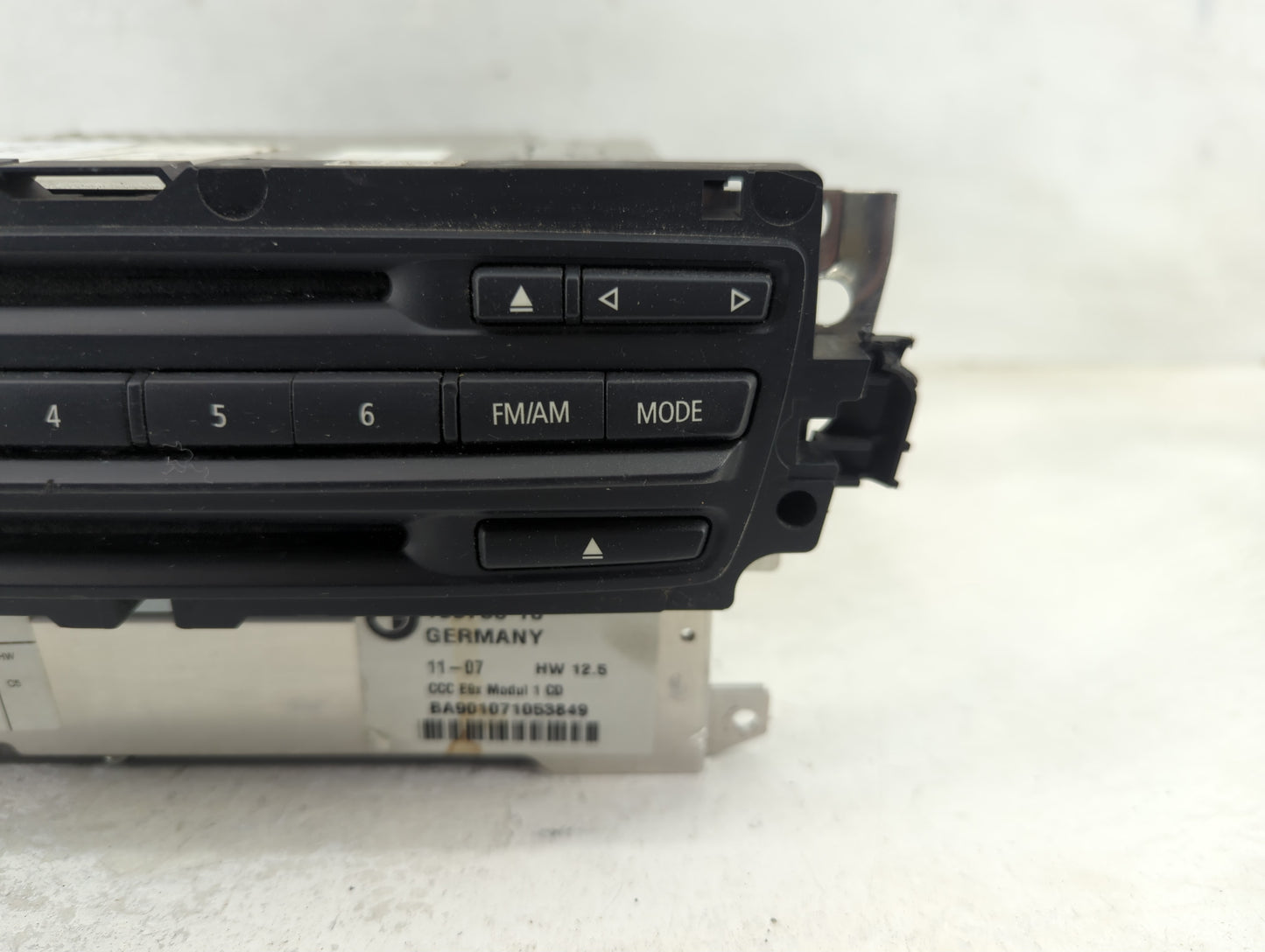 2008-2009 Bmw 328 Radio AM FM Cd Player Receiver Replacement P/N:9170722 BA901071053849 Fits Fits 2008 2009 OEM Used Auto Pa