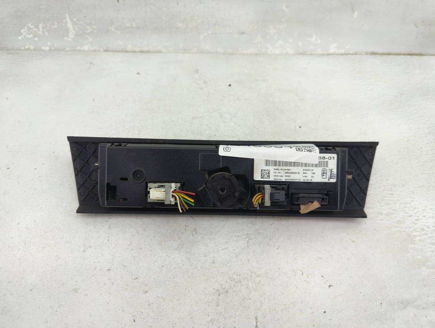 2007-2010 Bmw 328 Climate Control Module Temperature AC/Heater Replacement P/N:64119182288-01 A2C53307710 Fits OEM Used Auto