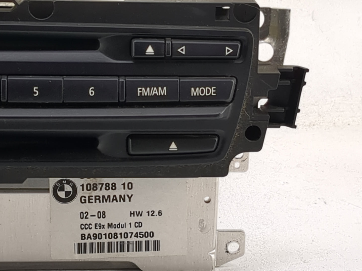2007-2008 Bmw 328 Radio AM FM Cd Player Receiver Replacement P/N:6583 9185537-01 108788 10 Fits Fits 2007 2008 2009 OEM Used