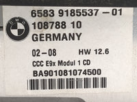 2007-2008 Bmw 328 Radio AM FM Cd Player Receiver Replacement P/N:6583 9185537-01 108788 10 Fits Fits 2007 2008 2009 OEM Used