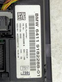 2007-2010 Bmw 328 Climate Control Module Temperature AC/Heater Replacement P/N:6411 9182288-01 A2C53307710 Fits OEM Used Aut