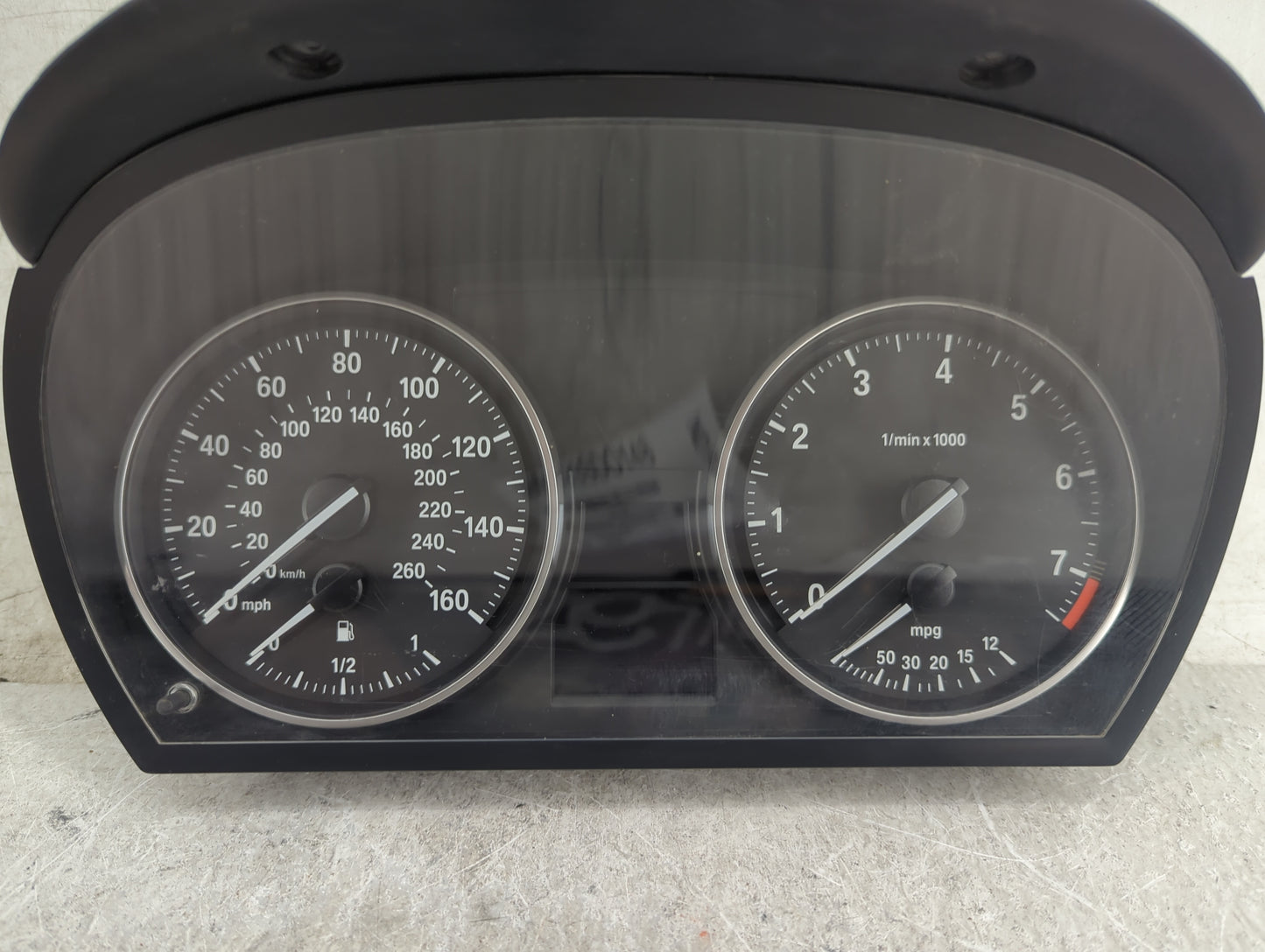 2007-2012 Bmw 328i Instrument Cluster Speedometer Gauges P/N:9166837-02 A2C53286616 Miles:161K Fits OEM Used Auto Parts - Oe