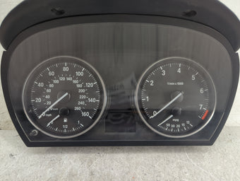 compare product 2007-2012 Bmw 328i Instrument Cluster Speedometer Gauges P/N:9166837-02 A2C53286616 Miles:161K Fits OEM Used Auto Parts