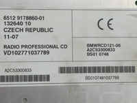 2008 Bmw 328xi Radio AM FM Cd Player Receiver Replacement P/N:6512 9178860-01 BMWRCD121-06, A2C53300833 Fits Fits 2009 OEM U