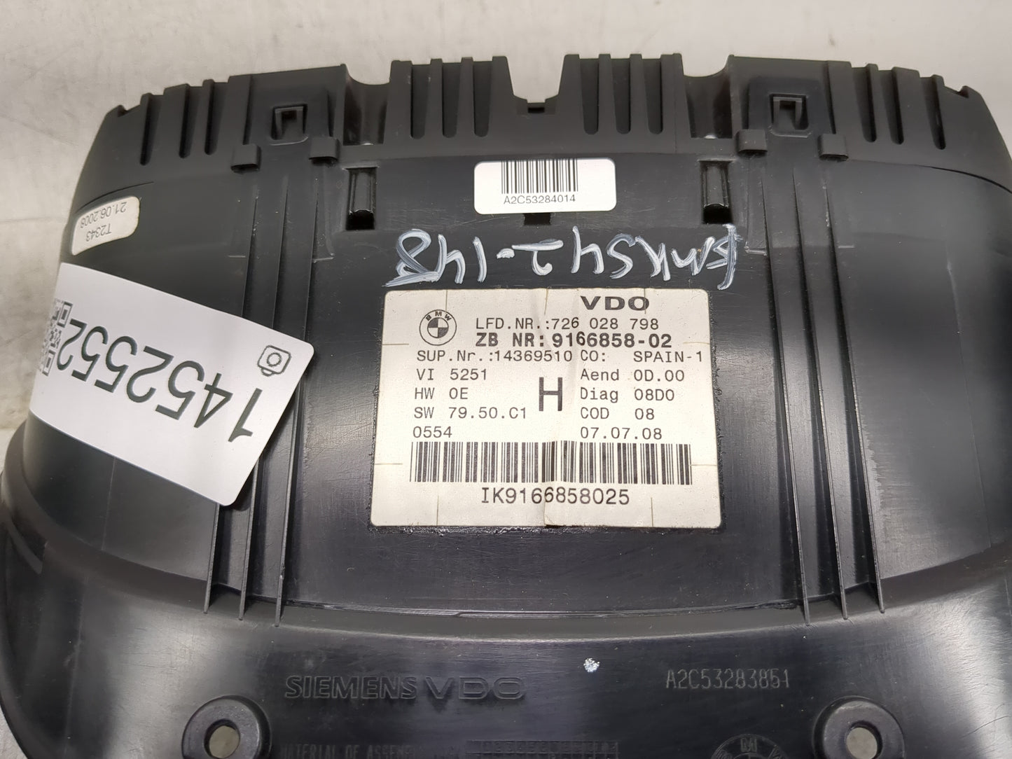 2007-2011 Bmw 328i Instrument Cluster Speedometer Gauges P/N:IK9166858025 9166858-02 Miles: Fits Fits 2007 2008 2009 2010 20