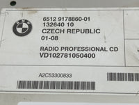 2008-2009 Bmw 328i Radio AM FM Cd Player Receiver Replacement P/N:132640 10 A2C53300833 Fits Fits 2008 2009 OEM Used Auto Pa