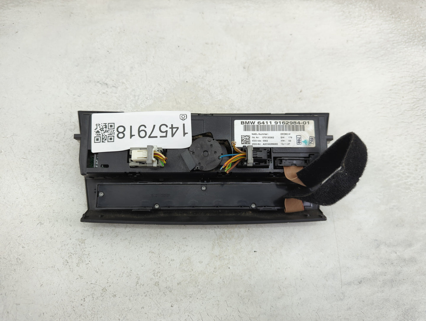 2007-2010 Bmw 328i Climate Control Module Temperature AC/Heater Replacement P/N:9162984-01 Fits Fits 2007 2008 2009 2010 OEM
