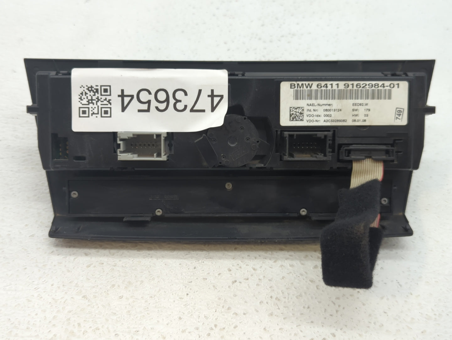 2007-2010 Bmw 328i Climate Control Module Temperature AC/Heater Replacement P/N:6411 9162984-01 Fits Fits 2007 2008 2009 201