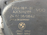 2007-2013 Bmw 328i Throttle Body P/N:7 556 118 Fits Fits 2007 2008 2009 2010 2011 2012 2013 OEM Used Auto Parts - Oemusedaut