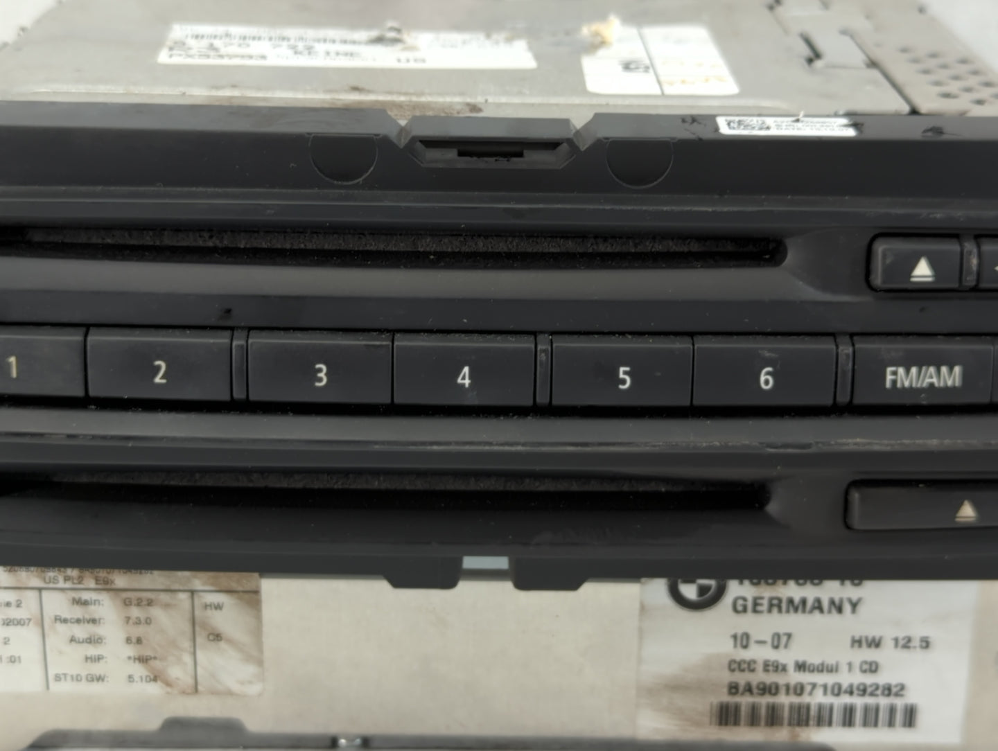 2007-2008 Bmw 335i Radio AM FM Cd Player Receiver Replacement P/N:6583 9170722-01 Fits Fits 2007 2008 2009 OEM Used Auto Par