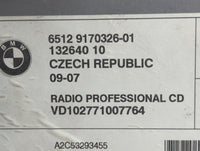 2007-2009 Bmw 335i Radio AM FM Cd Player Receiver Replacement P/N:132640 10 6512 9170326-01 Fits Fits 2006 2007 2008 2009 20
