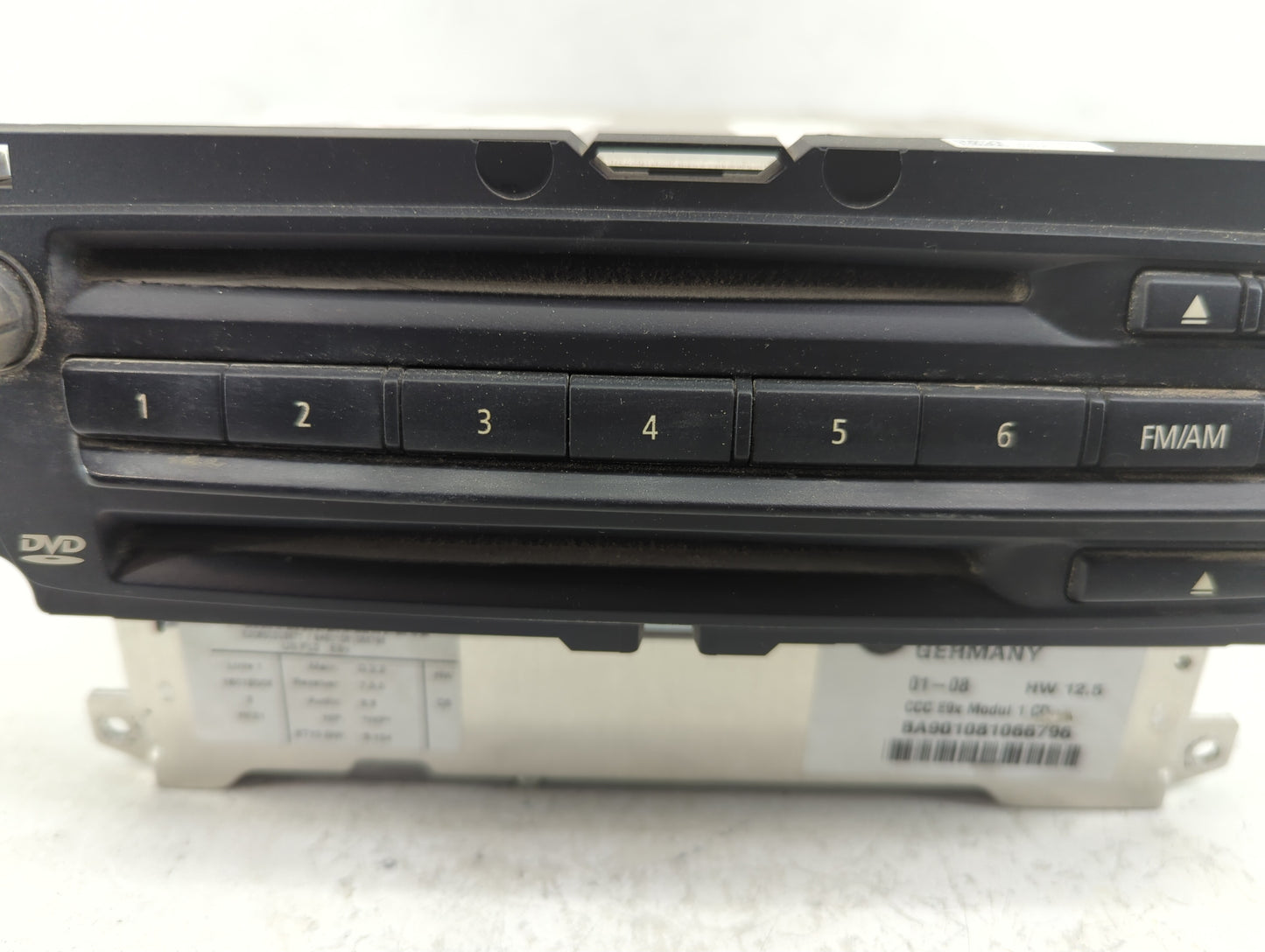 2008-2009 Bmw 335i Radio AM FM Cd Player Receiver Replacement P/N:A2C53289694 Fits Fits 2008 2009 OEM Used Auto Parts - Oemu