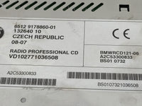 2008-2009 Bmw 335i Radio AM FM Cd Player Receiver Replacement P/N:9178860-01 Fits Fits 2008 2009 OEM Used Auto Parts - Oemus