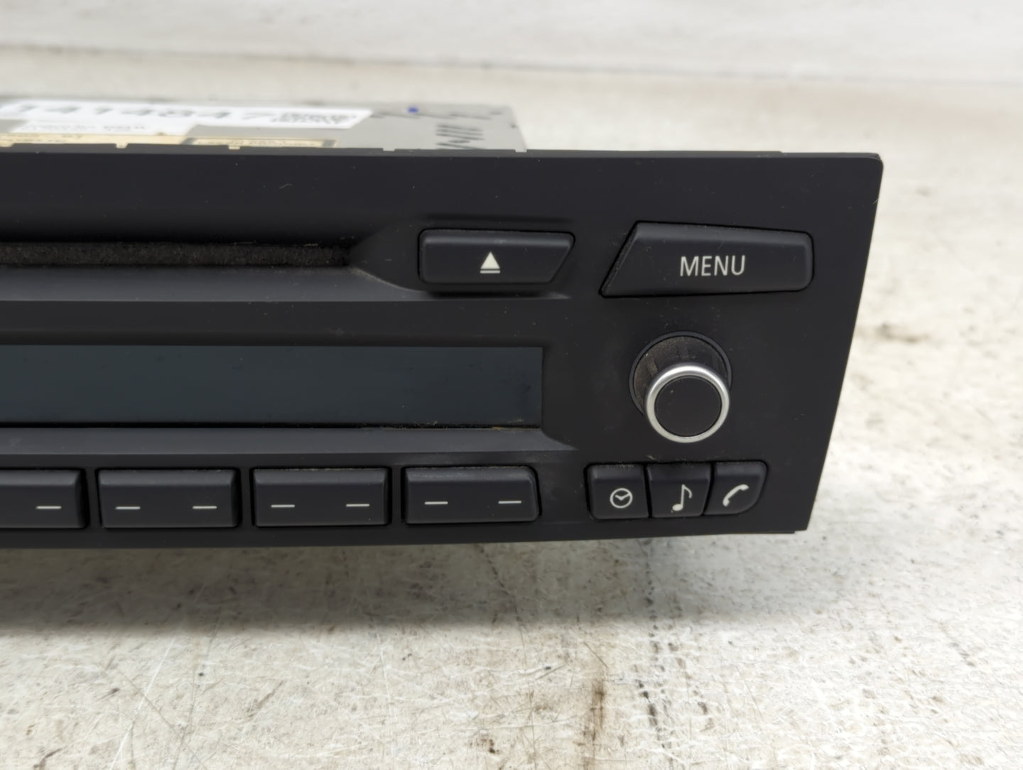 2008-2009 Bmw 335i Radio AM FM Cd Player Receiver Replacement P/N:6512 9242503-01 Fits Fits 2008 2009 OEM Used Auto Parts - 
