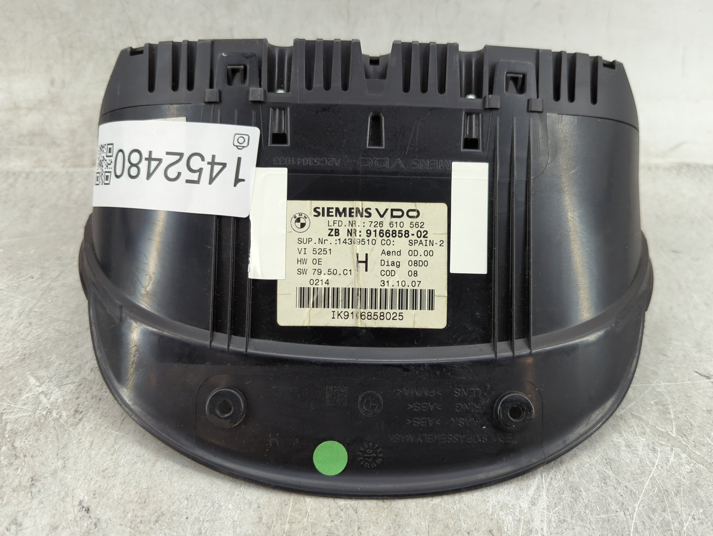 2007-2011 Bmw 335i Instrument Cluster Speedometer Gauges Miles: Fits Fits 2007 2008 2009 2010 2011 OEM Used Auto Parts - Oem