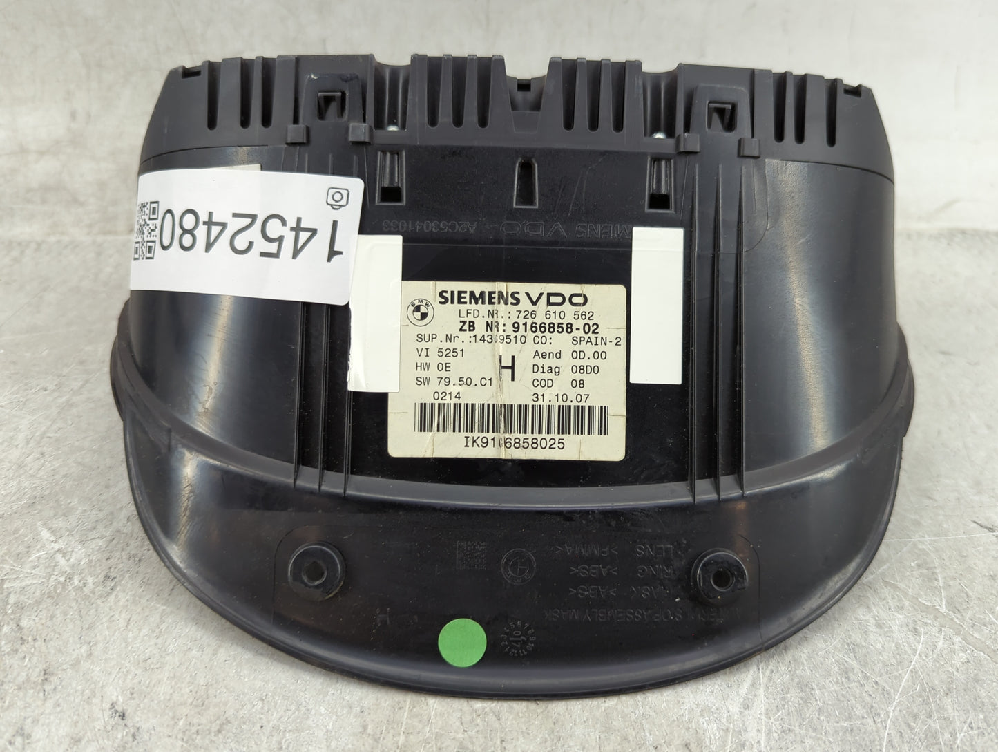 2007-2011 Bmw 335i Instrument Cluster Speedometer Gauges Miles: Fits Fits 2007 2008 2009 2010 2011 OEM Used Auto Parts - Oem