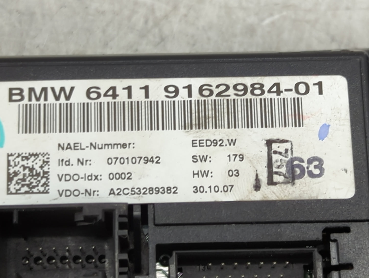 2007-2010 Bmw 335i Climate Control Module Temperature AC/Heater Replacement P/N:9162984-01 Fits Fits 2007 2008 2009 2010 OEM