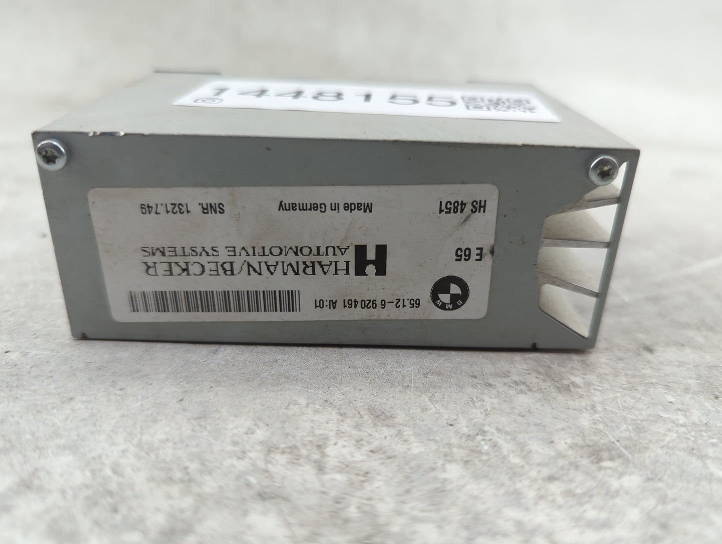 Bmw 528 Audio Control Module 65.12-6 920 461|4851fn088240506|hs4851 - Oemusedautoparts1.com