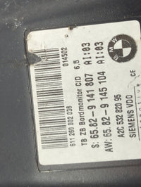 Bmw 528 Information Display Screen - Oemusedautoparts1.com