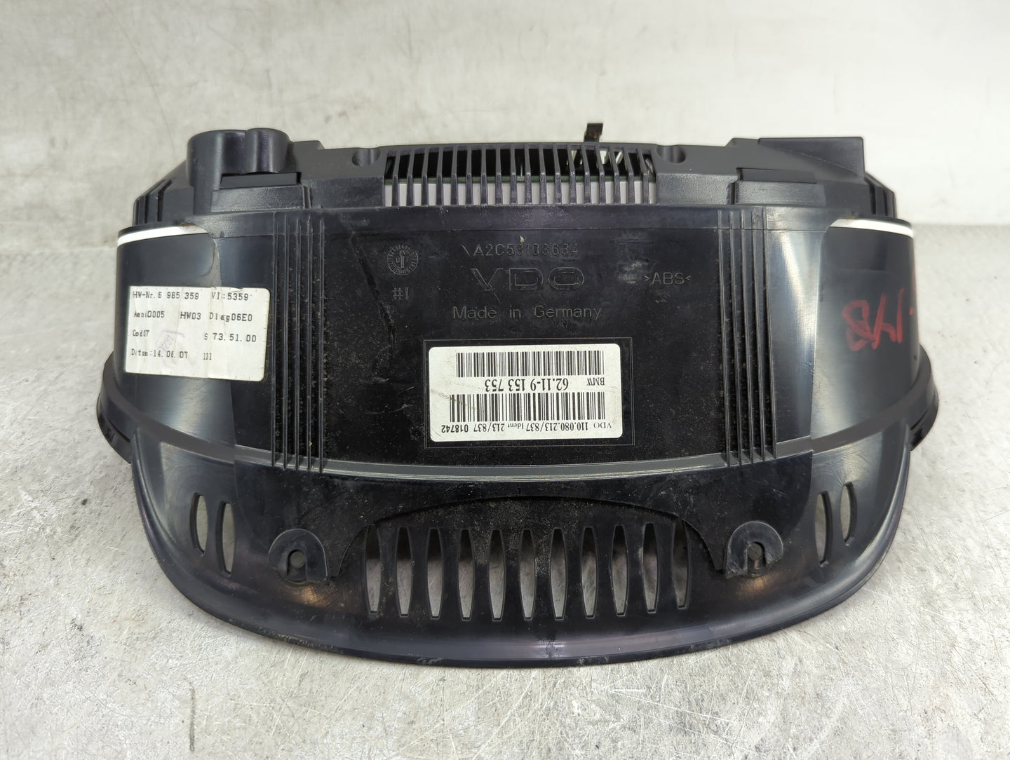 2008-2010 Bmw 528 Instrument Cluster Speedometer Gauges P/N:62.11-9 153 753 110.080.213/837 Miles:85K Fits Fits 2008 2009 20