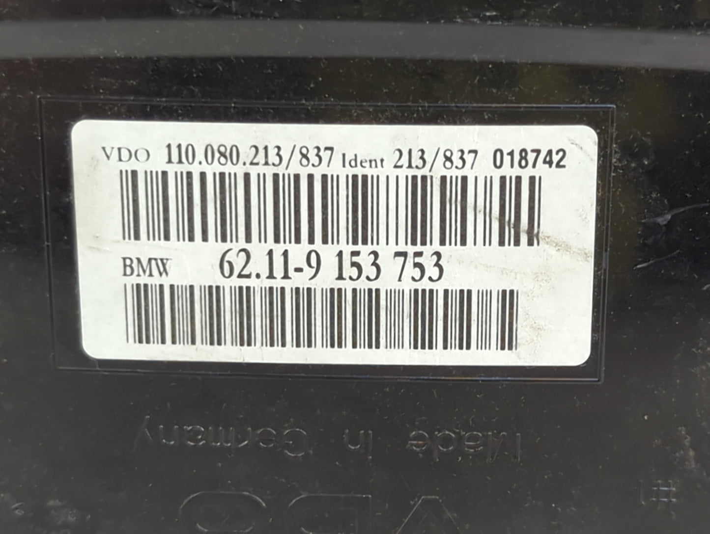 2008-2010 Bmw 528 Instrument Cluster Speedometer Gauges P/N:62.11-9 153 753 110.080.213/837 Miles:85K Fits Fits 2008 2009 20