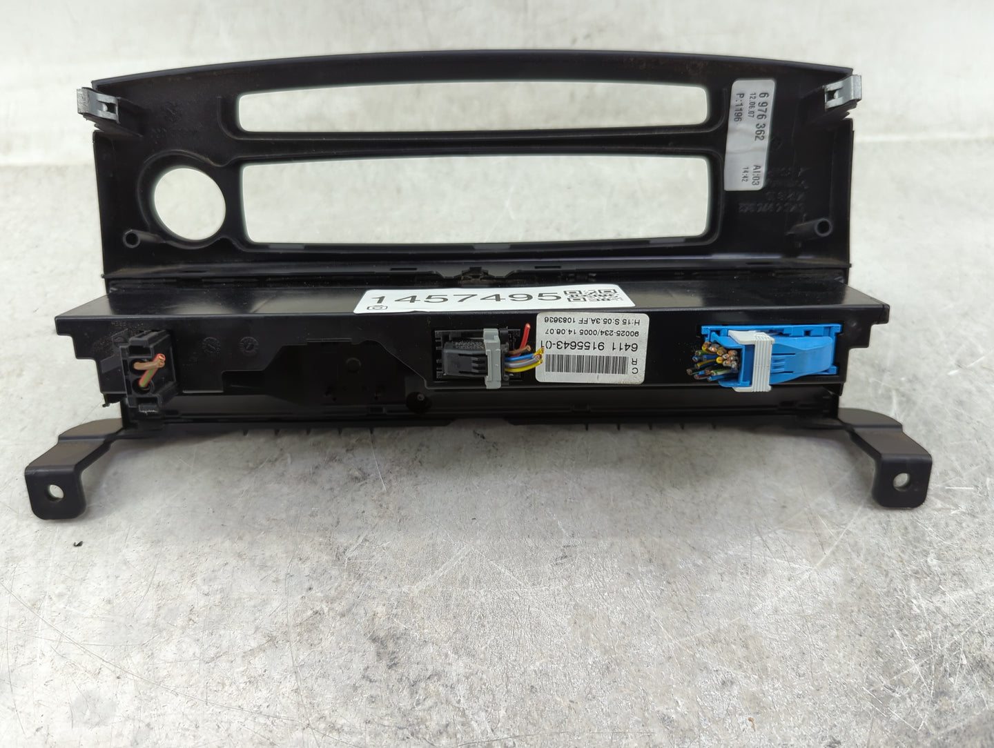 2008-2010 Bmw 528i Climate Control Module Temperature AC/Heater Replacement P/N:9155643-01 Fits Fits 2008 2009 2010 OEM Used