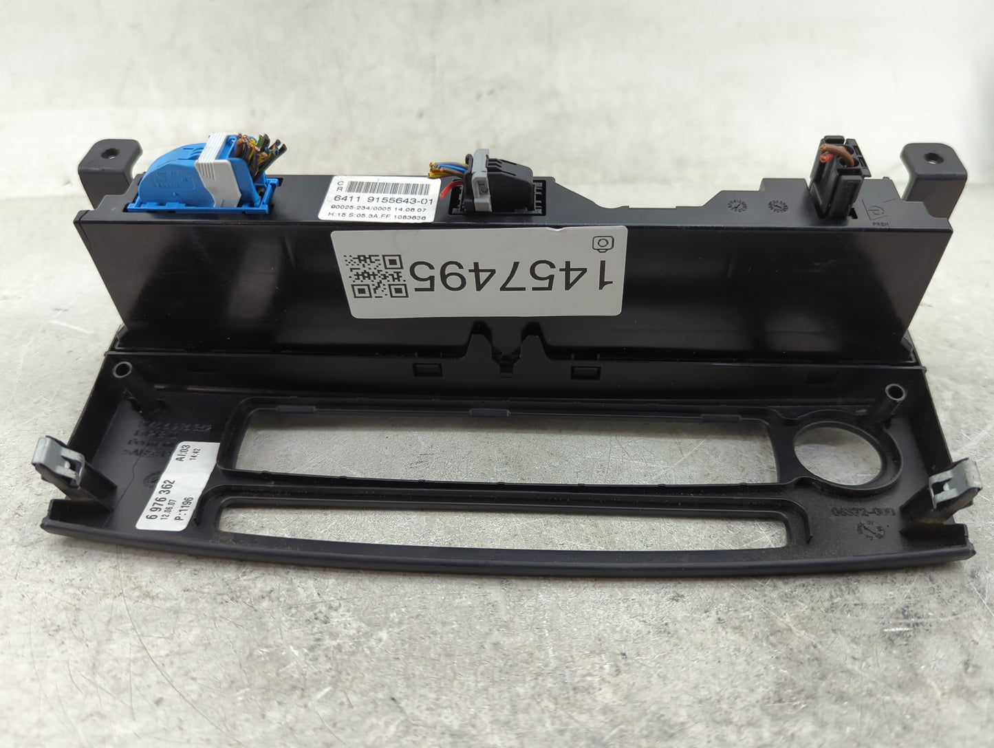 2008-2010 Bmw 528i Climate Control Module Temperature AC/Heater Replacement P/N:9155643-01 Fits Fits 2008 2009 2010 OEM Used