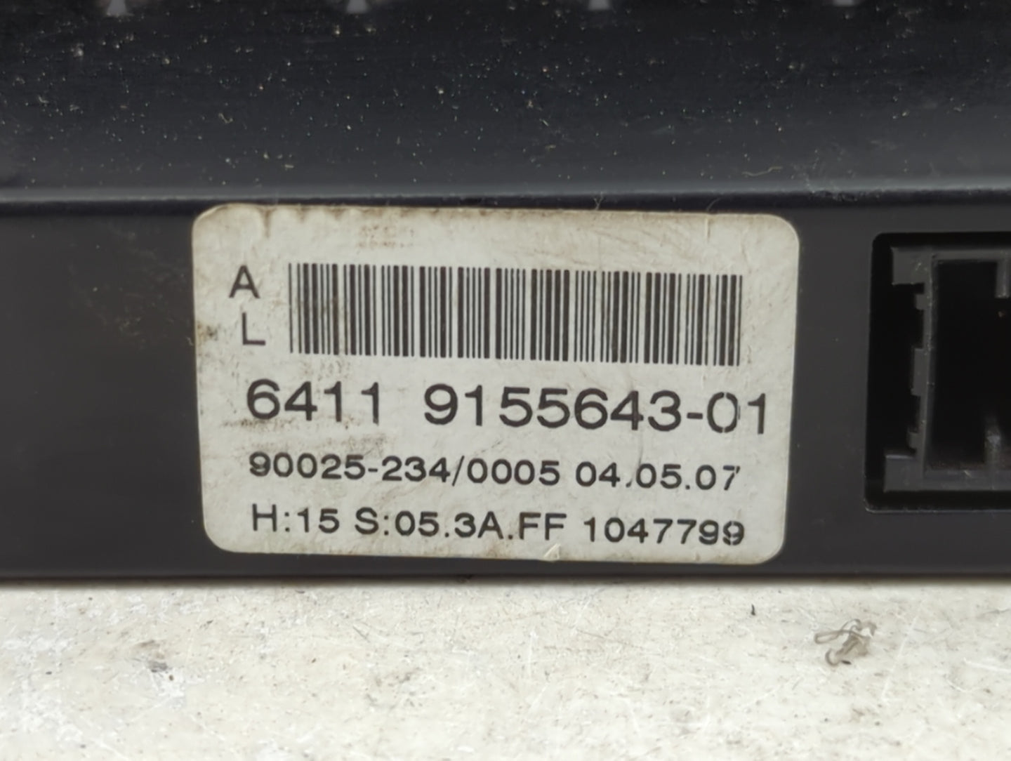 2008-2010 Bmw 528i Climate Control Module Temperature AC/Heater Replacement P/N:9155643-01 Fits Fits 2008 2009 2010 OEM Used