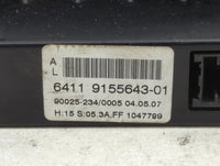 2008-2010 Bmw 528i Climate Control Module Temperature AC/Heater Replacement P/N:9155643-01 Fits Fits 2008 2009 2010 OEM Used