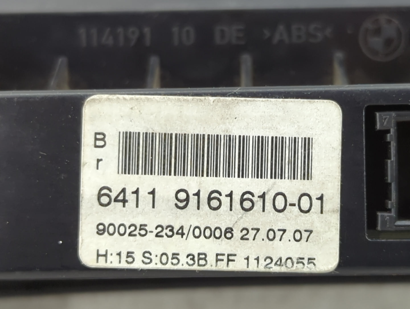 2008-2010 Bmw 528i Climate Control Module Temperature AC/Heater Replacement P/N:9161610-01 Fits Fits 2008 2009 2010 OEM Used