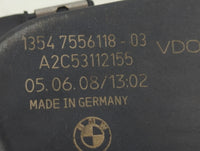 2008-2011 Bmw 528i Throttle Body P/N:1354 7556118-03 Fits Fits 2007 2008 2009 2010 2011 2012 2013 OEM Used Auto Parts - Oemu