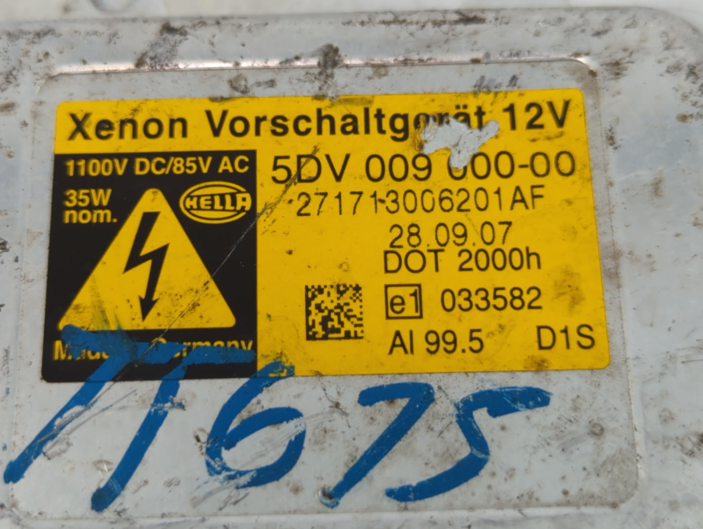 2008-2010 Bmw 528i Headlight Ballast Head Light - Oemusedautoparts1.com