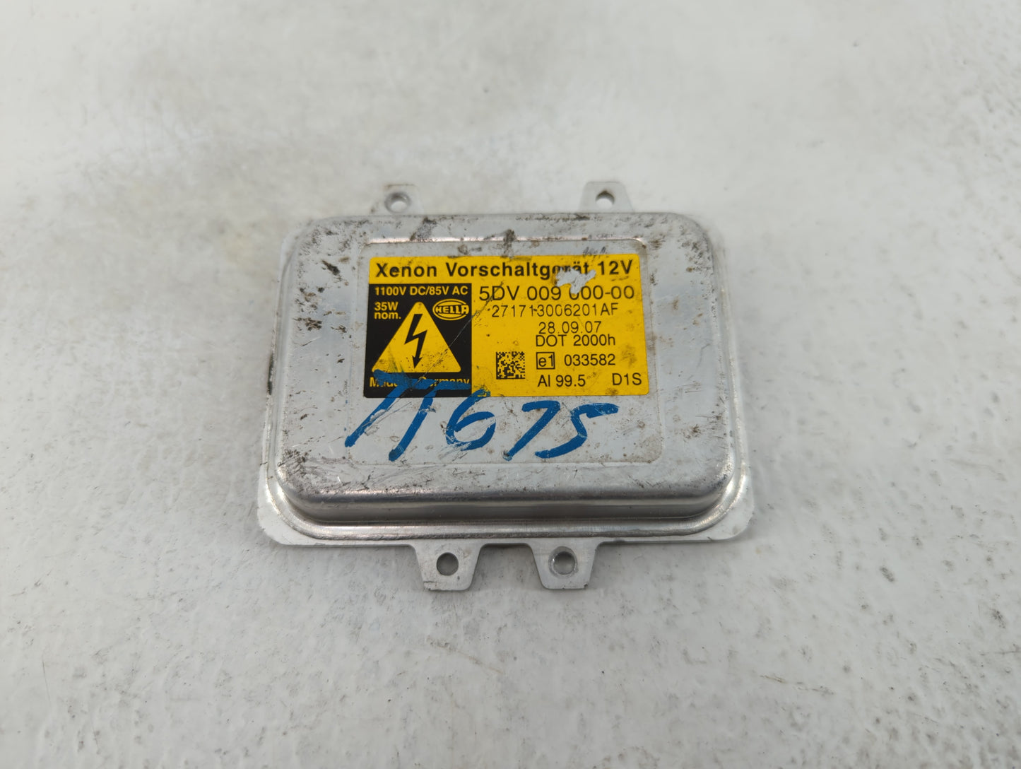 2008-2010 Bmw 528i Headlight Ballast Head Light - Oemusedautoparts1.com