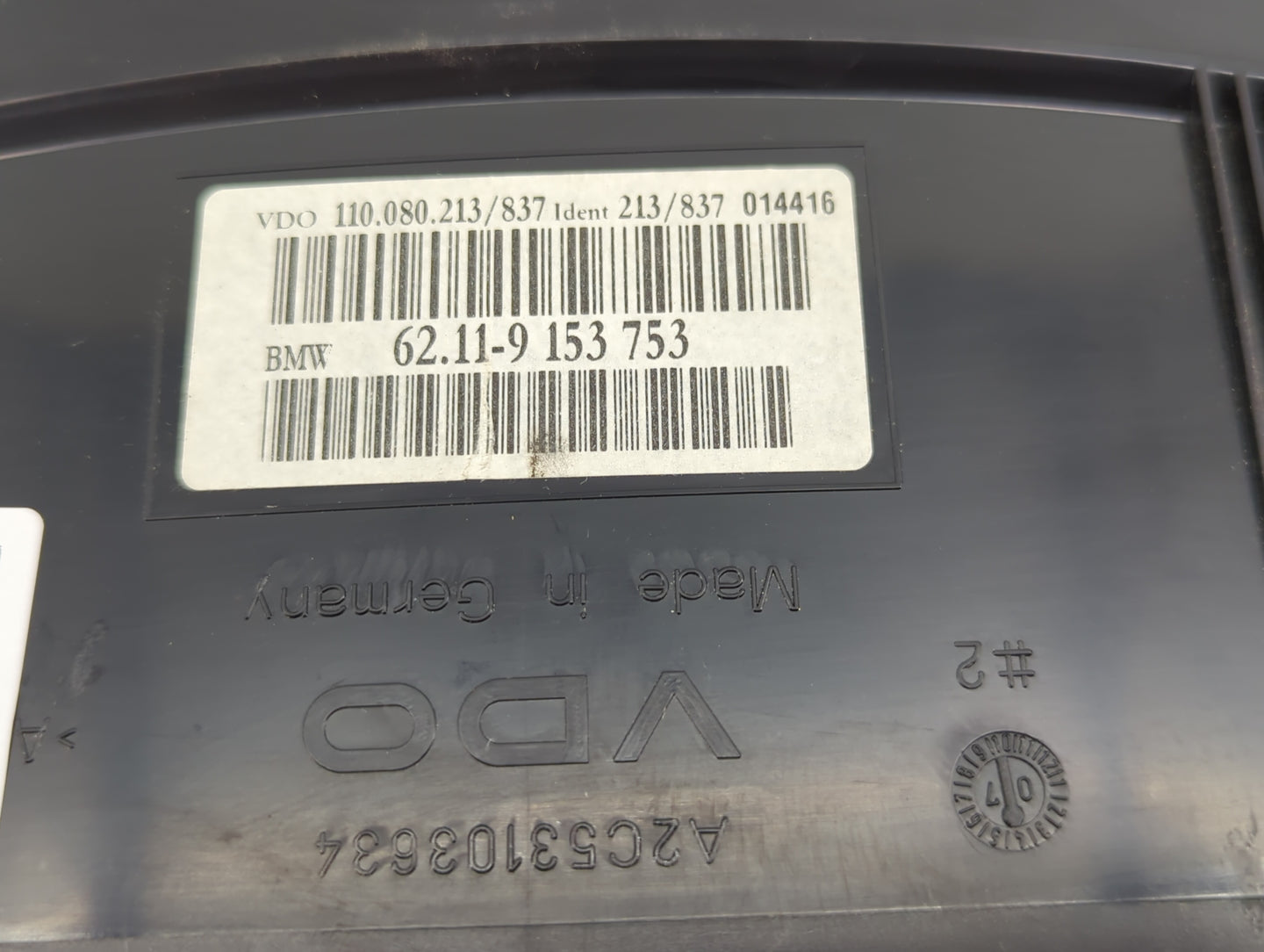 2008-2010 Bmw 535i Instrument Cluster Speedometer Gauges Miles: Fits Fits 2008 2009 2010 OEM Used Auto Parts - Oemusedautopa
