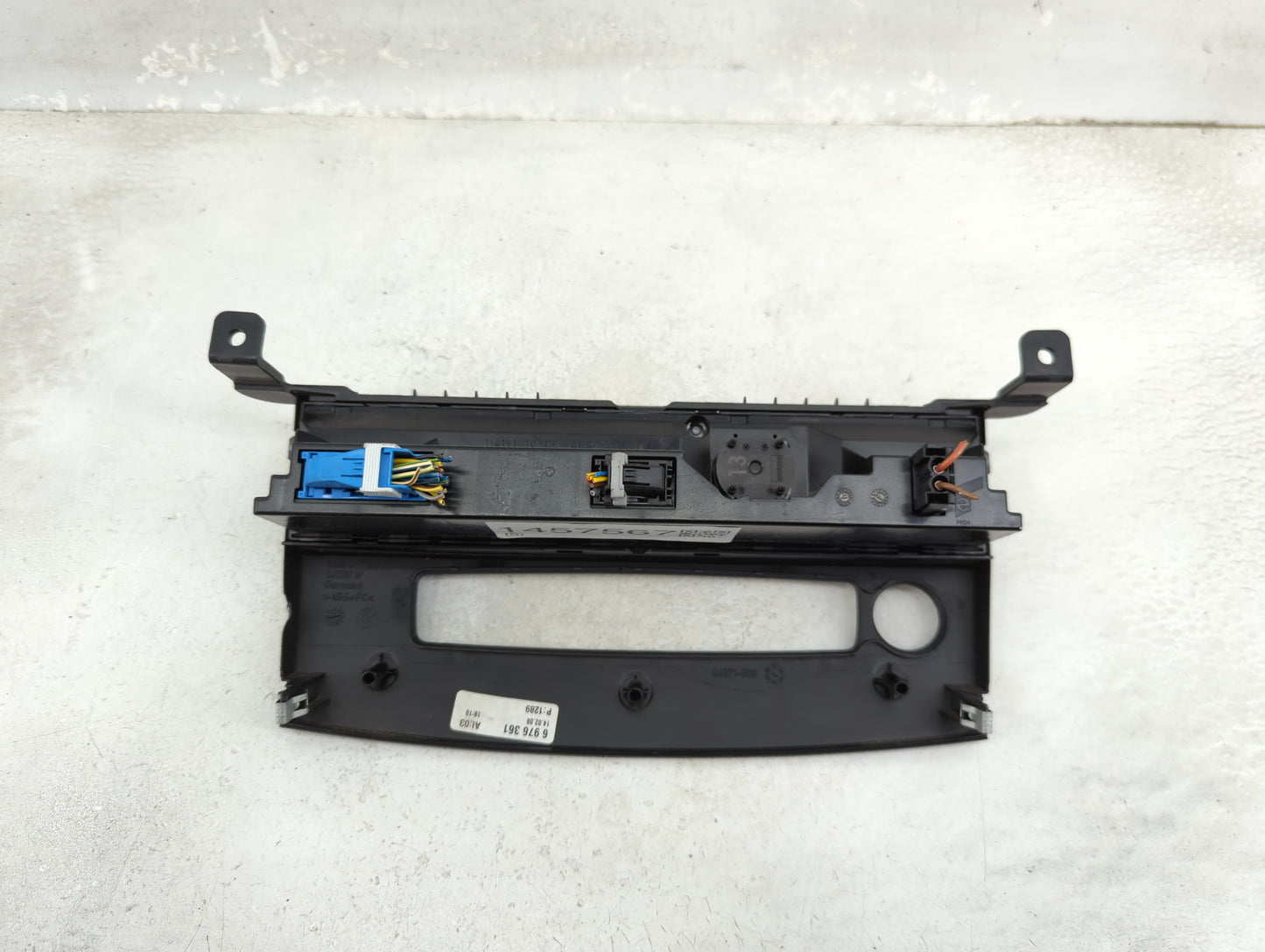 2008-2010 Bmw 535i Climate Control Module Temperature AC/Heater Replacement P/N:6 976 361 Fits Fits 2008 2009 2010 OEM Used 