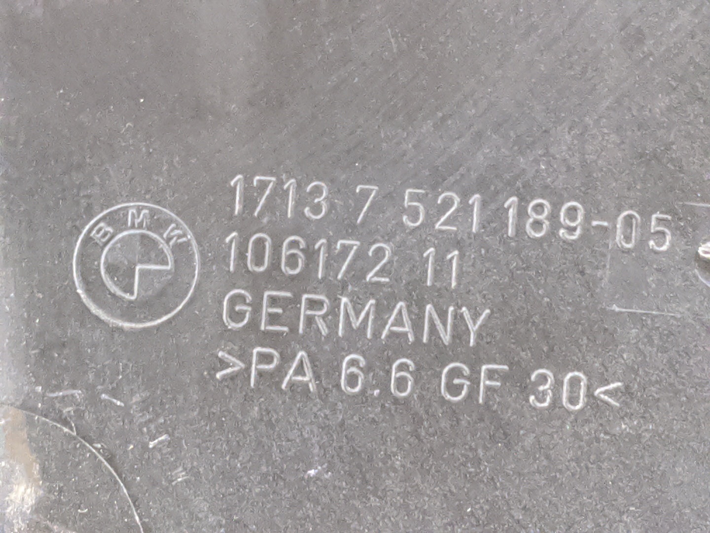 2008-2010 Bmw 535i Radiator Coolant Overflow Expansion Tank Bottle 1477069 - Oemusedautoparts1.com