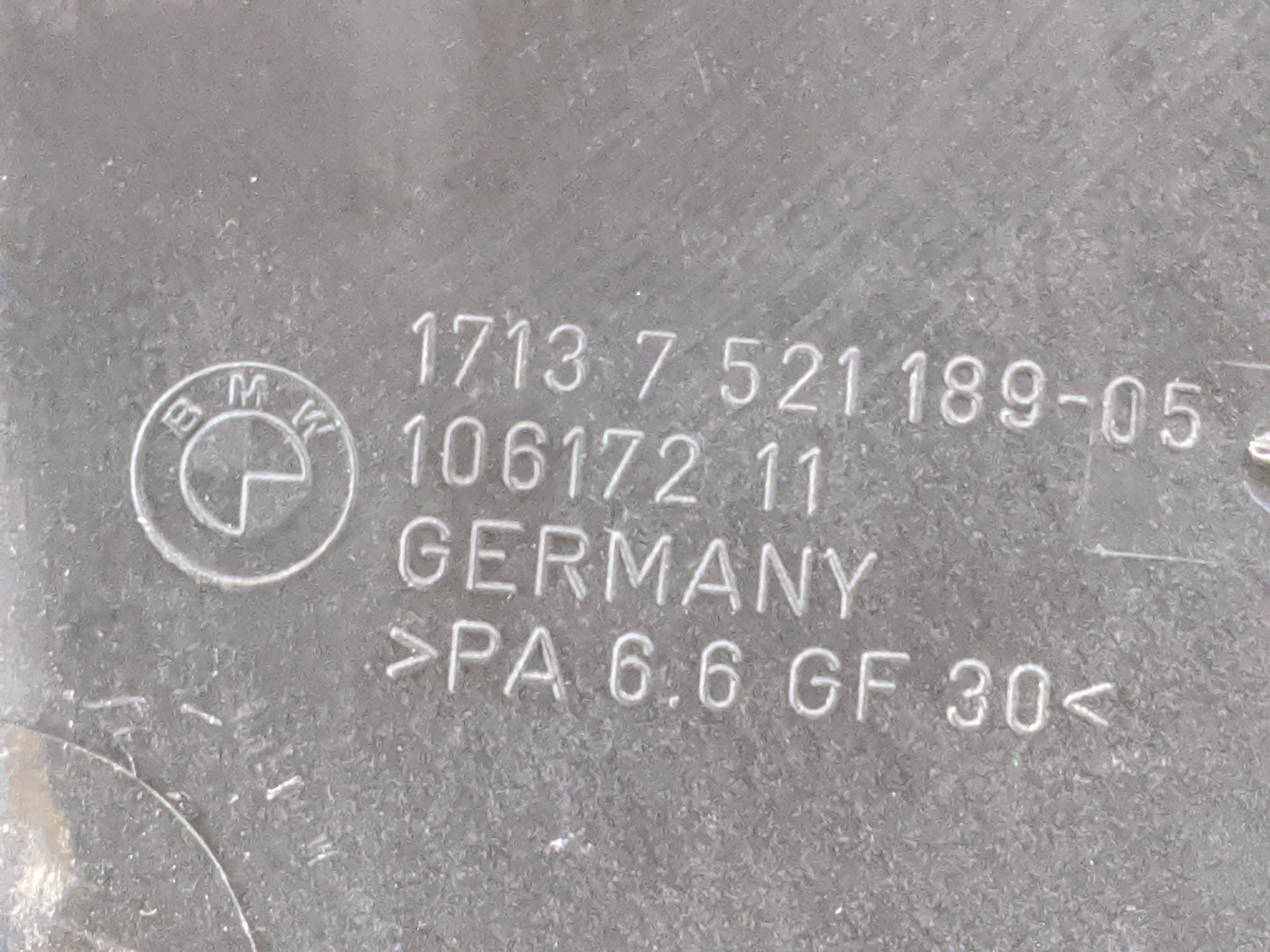 2008-2010 Bmw 535i Radiator Coolant Overflow Expansion Tank Bottle 1477069 - Oemusedautoparts1.com