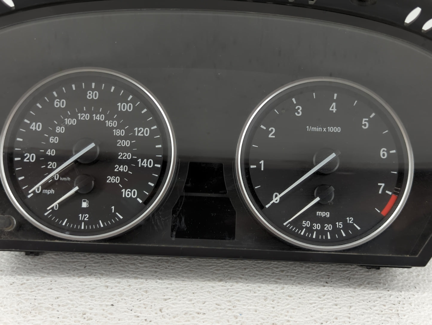 2008-2010 Bmw 535i Instrument Cluster Speedometer Gauges P/N:62.11-9 177 259 9 168 862, 9 153 753 Fits Fits 2008 2009 2010 O
